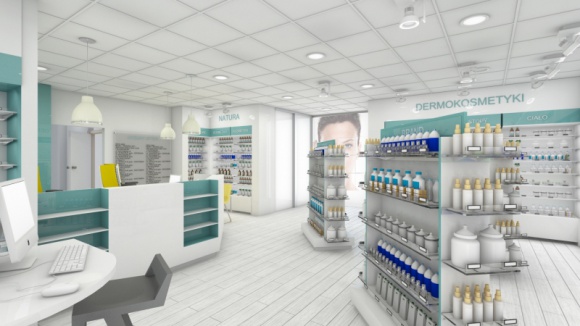 Apteka w minimalistycznym stylu BIZNES, Konsument - Apteka coraz rzadziej kojarzona jest z miejscem, gdzie kupuje się jedynie leki czy akcesoria medyczne. Sieci apteczne stawiają na kompleksowość usług i łączą aptekę z drogerią.