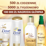 Comfitura promuje loterię Unilever dla marek Timotei i Dove