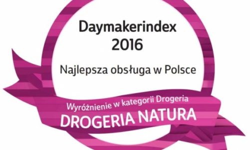 Drogerie Natura z wyróżnieniem w rankingu Daymakerindex