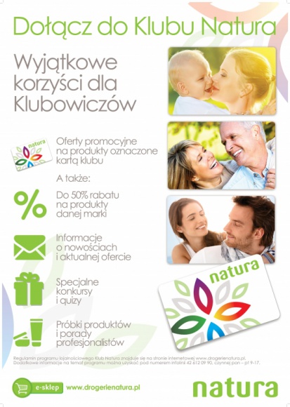 Drogerie Natura uruchamiają Klub Natura