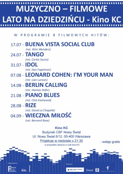 MUZYCZNO-FILMOWE LATO NA DZIEDZIŃCU