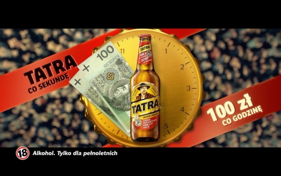 „TATRA co sekundę, STÓWA co godzinę!”* BIZNES, Konsument - NAJWIĘKSZA LOTERIA W HISTORII TATRY 1 lutego 2017 r. Tatra startuje z największą w historii marki loterią promocyjną “Tatra co sekundę, sto złotych co godzinę!”*.