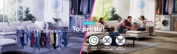 To proste! Zyskaj czas i przestrzeń Electrolux w nowej kampanii promującej susz BIZNES, Konsument - Wystartowała nowa kampania Electrolux ukazująca korzyści płynące z posiadania suszarki. Działania promocyjne obejmują przede wszystkim aktywności w internecie, social media i blogosferze.