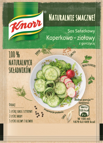 NOWOŚĆ! Sosy sałatkowe Naturalnie smaczne! Knorr BIZNES, Konsument - Oto zupełna nowość! Już teraz możemy sięgać po nowe Sosy sałatkowe Naturalnie Smaczne Knorr.