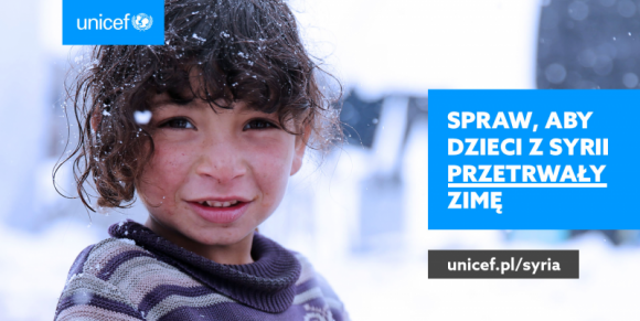 Nadejście zimy zagraża życiu i zdrowiu 1,5 mln dzieci na Bliskim Wschodzie