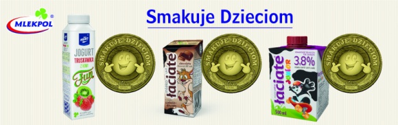 Najmłodsi pokochali smaki Mlekpolu - Smakuje Dzieciom 2020 BIZNES, Konsument - Za nami tegoroczna edycja konkursu Smakuje Dzieciom, w którym Spółdzielnia Mleczarska Mlekpol zdobyła złote medale w aż trzech z pięciu kategorii.